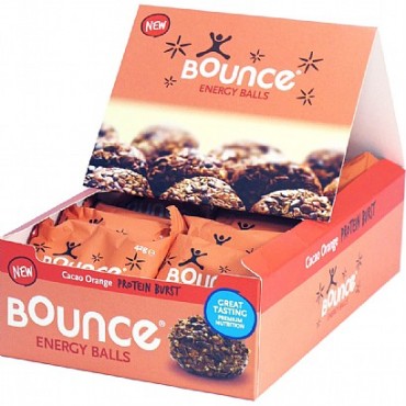 Bounce Cacao Orange Protein Burst Balls 12 x 42g